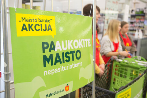 Jau šį penktadienį – „Maisto banko“ akcija