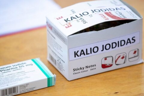 Nuo šiol kalio jodido tabletes galima atsiimti Utenos „Eurovaistinėse”