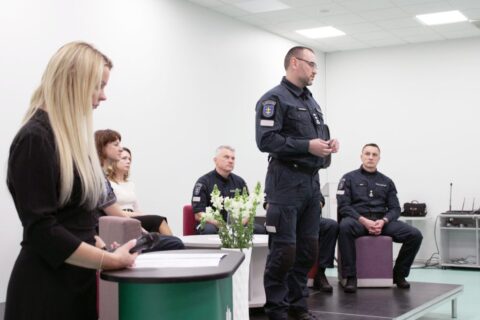 Utenoje pristatytas naujasis policijos vadovas 
