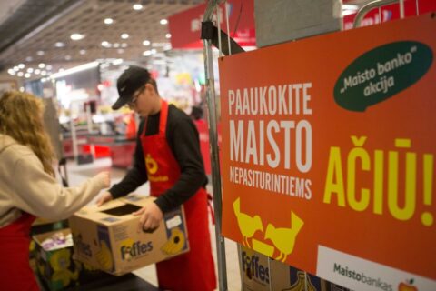 Startuoja pavasarinė „Maisto banko“ akcija: pagalbos reikia 620 tūkst. žmonių