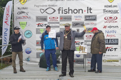 Spiningavimo čempionato etape triumfavo mažeikiškis žvejys
