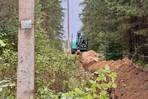 Utenos regione šiemet ESO investuoja apie 18 mln. eurų: bus nutiesta beveik 200 kilometrų kabelinių linijų