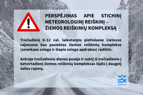 Į Lietuvą atkeliauja gausus sniegas
