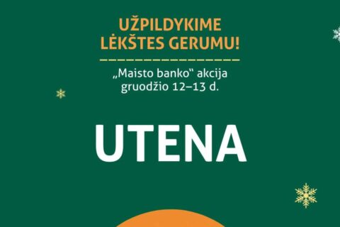 Parduotuvėse „Maisto banko“ akcija – jau šį penktadienį