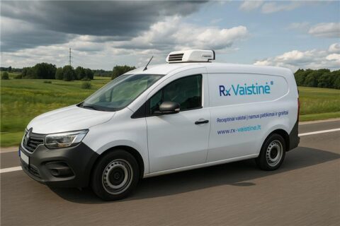 „Rx Vaistinė“ – tokios Lietuvoje dar nebuvo: receptiniai vaistai – tiesiai į namus specialiu sertifikuotu transportu