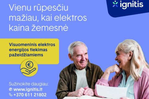 Tūkstančiai gyventojų už elektrą gali mokėti mažiau