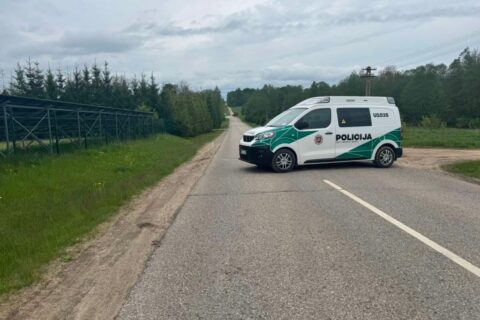 Vietoje, kur sudužo dronas, rasta sprogstamųjų medžiagų
