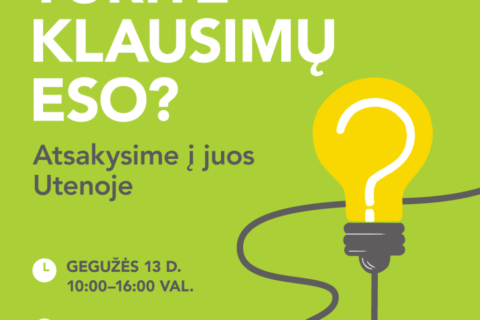 ESO atvyksta į Uteną: gyvos konsultacijos, karjeros galimybės ir diskusijos su saugumo ekspertais