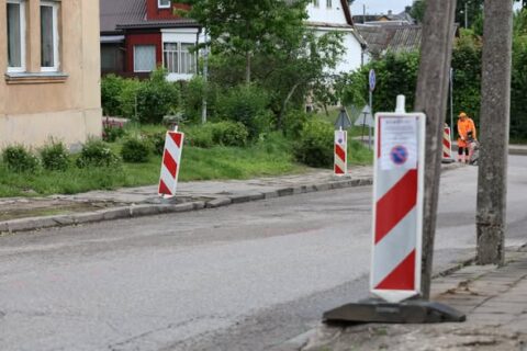 Prasidėjo remonto darbai Kęstučio gatvėje