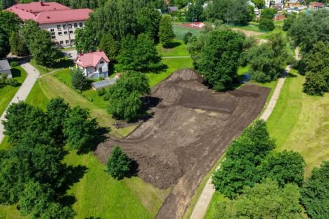 Krašuonos parke pradedami Bendruomeninio sodo įrengimo darbai