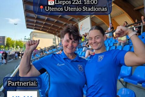 Atvira treniruotė su olimpiete Ieva Gumbs Utenoje jau šiandien