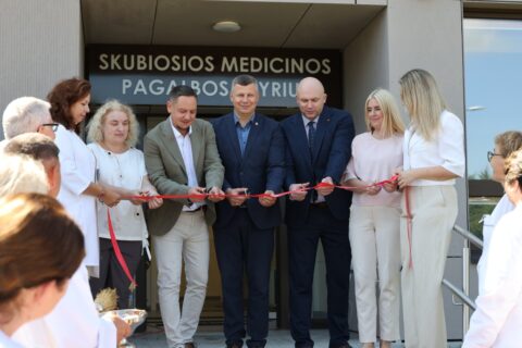 Utenos ligoninėje atidaryti atnaujinti Skubiosios medicinos pagalbos ir Intensyviosios terapijos skyriai