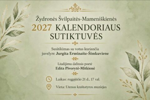 Šventumo ir (sielos) erdvės dialogas: apie ką 2027 metų liturginis kalendorius, sukurtas grafikės Žydronės Mameniškienės?