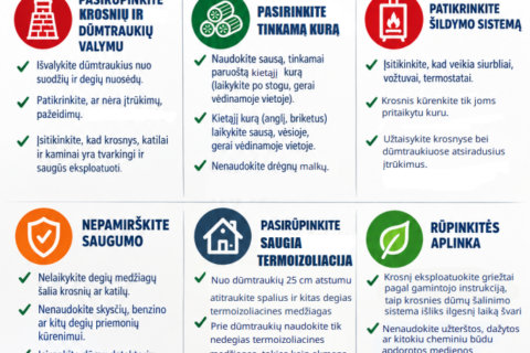 Pasiruoškime šildymo sezonui – saugumas prasideda nuo tinkamo pasirengimo