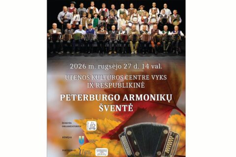 Rugsėjo 27 dieną Utenoje – IX respublikinė Peterburgo armonikų šventė